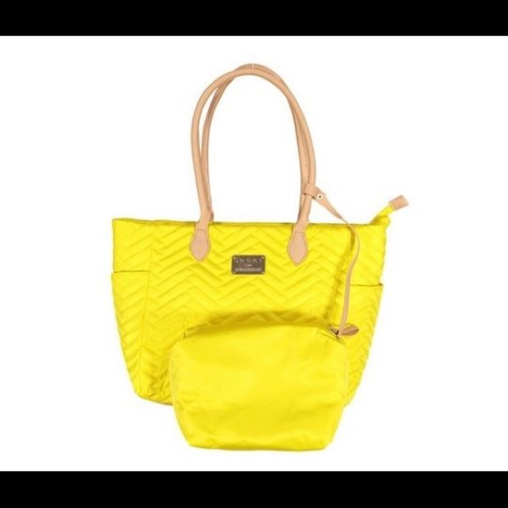 NWT Sophia Tote in Bold Yellow MSRP $109 - Picture 2 of 3